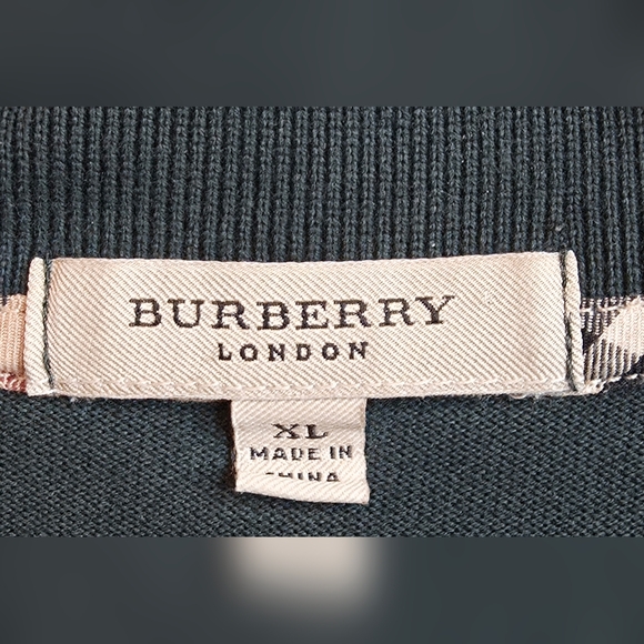 Burberry London XL Men's Dark Green Polo Shirt - Picture 6 of 6